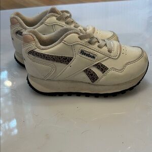 Reebok Kids' White and Tan Sneakers